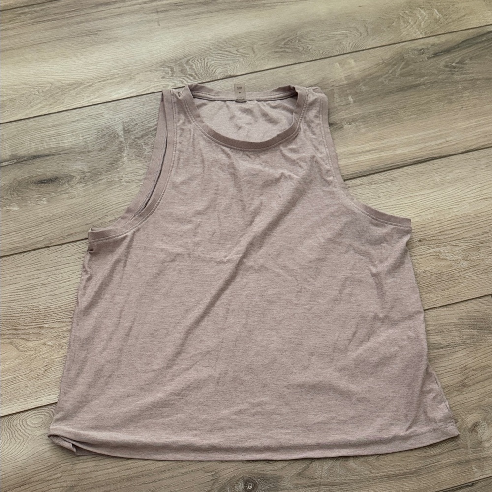 Beyond Yoga Dusty Pink Muscle Tee